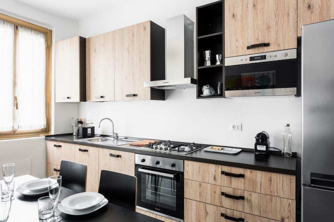Comfortable Family Group Apartment Via Paruta Mailand Exterior foto
